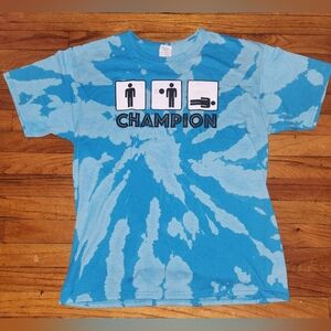 Jerzees Champion Aqua Tie-Dye Tee